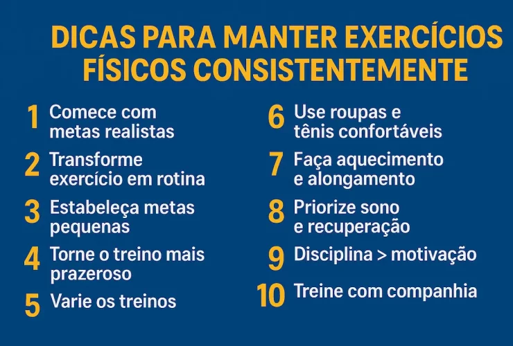 Dicas para Manter Exercícios Físicos