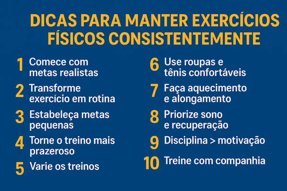 Dicas para Manter Exercícios Físicos
