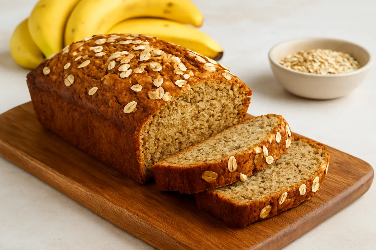 Bolo de Banana com Aveia