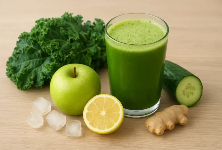 Suco Verde Detox Refrescante e Energético