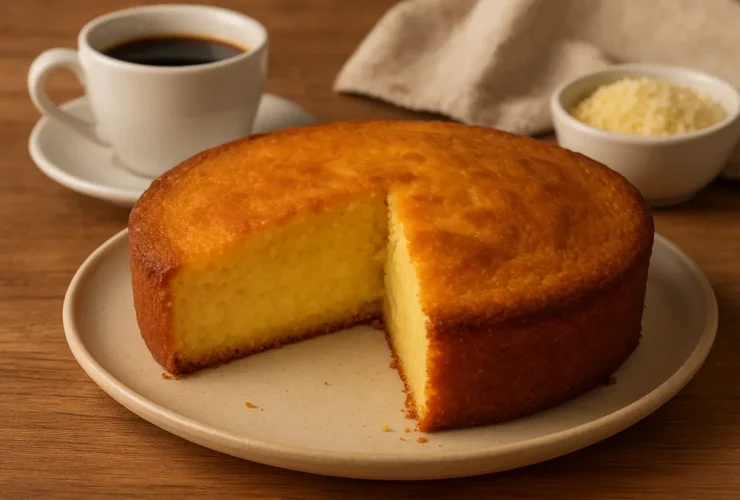Bolo de Fubá Cremoso