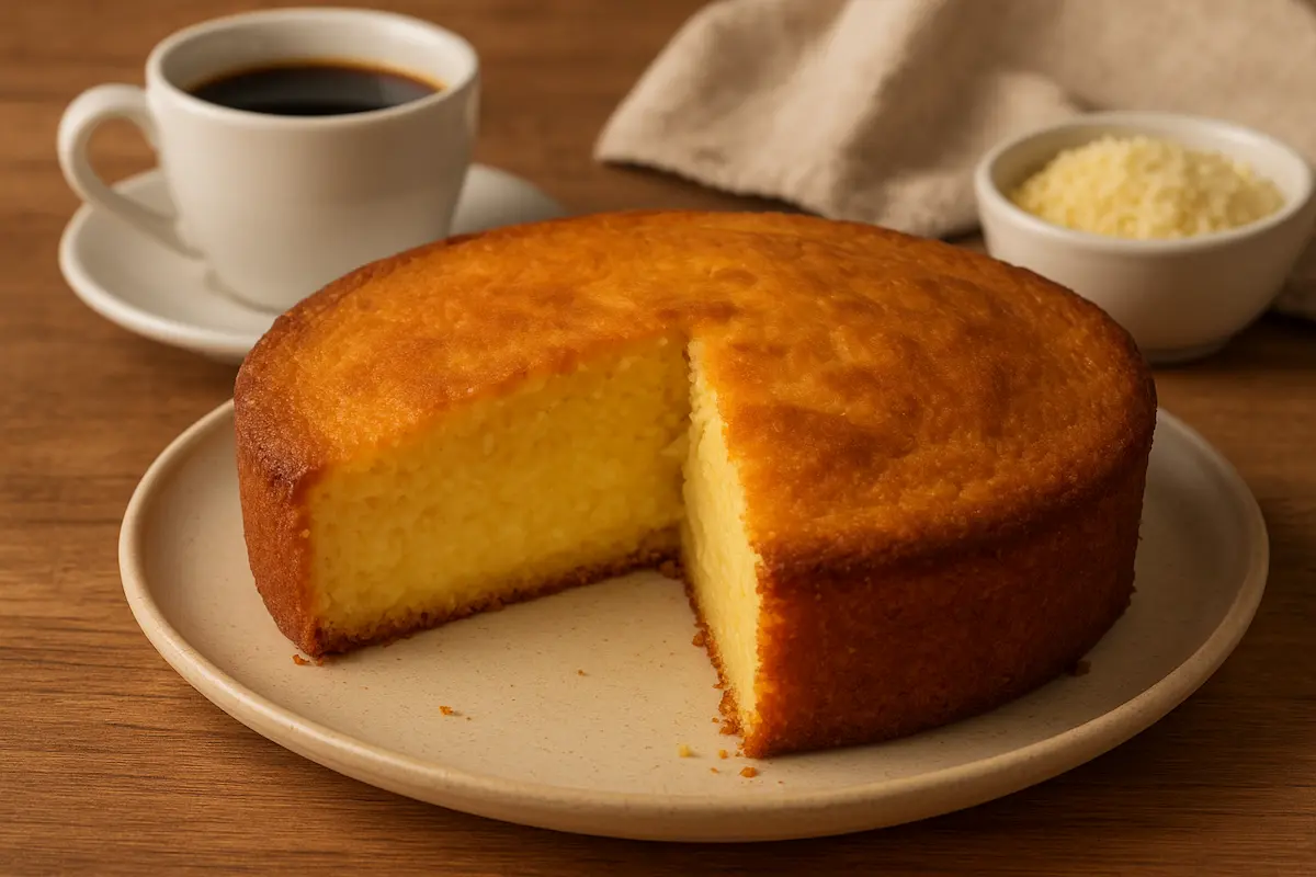 Bolo de Fubá Cremoso