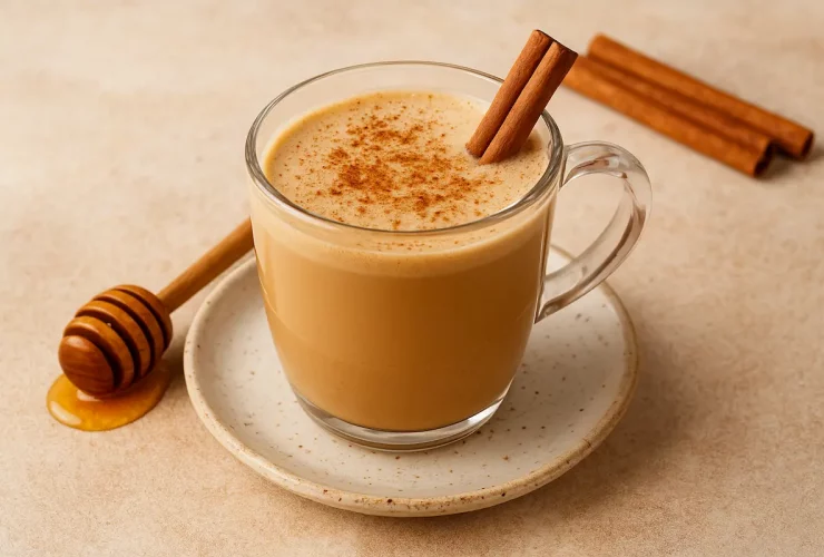 Café Cremoso com Mel e Canela