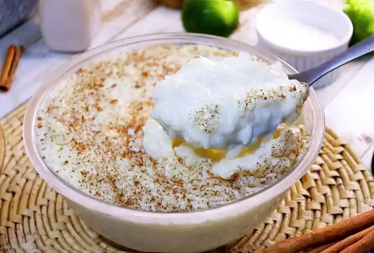 arroz doce de micro-ondas