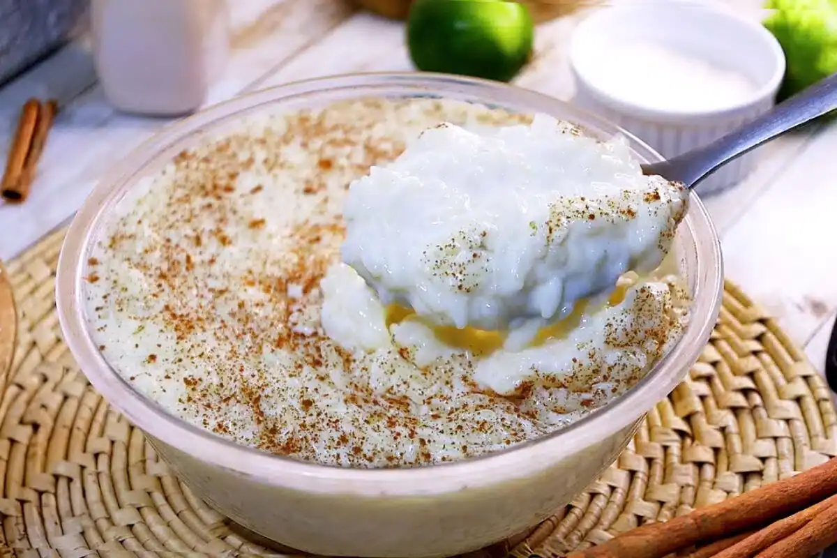 arroz doce de micro-ondas
