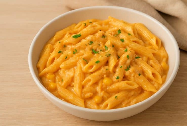 receita de macarrão cremoso e fácil