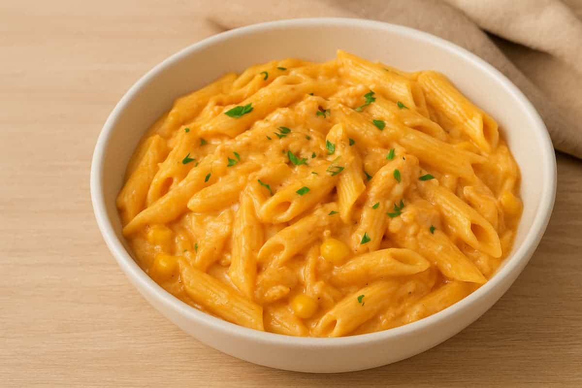 receita de macarrão cremoso e fácil