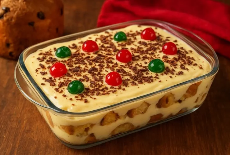 Pavetone de Natal com Creme