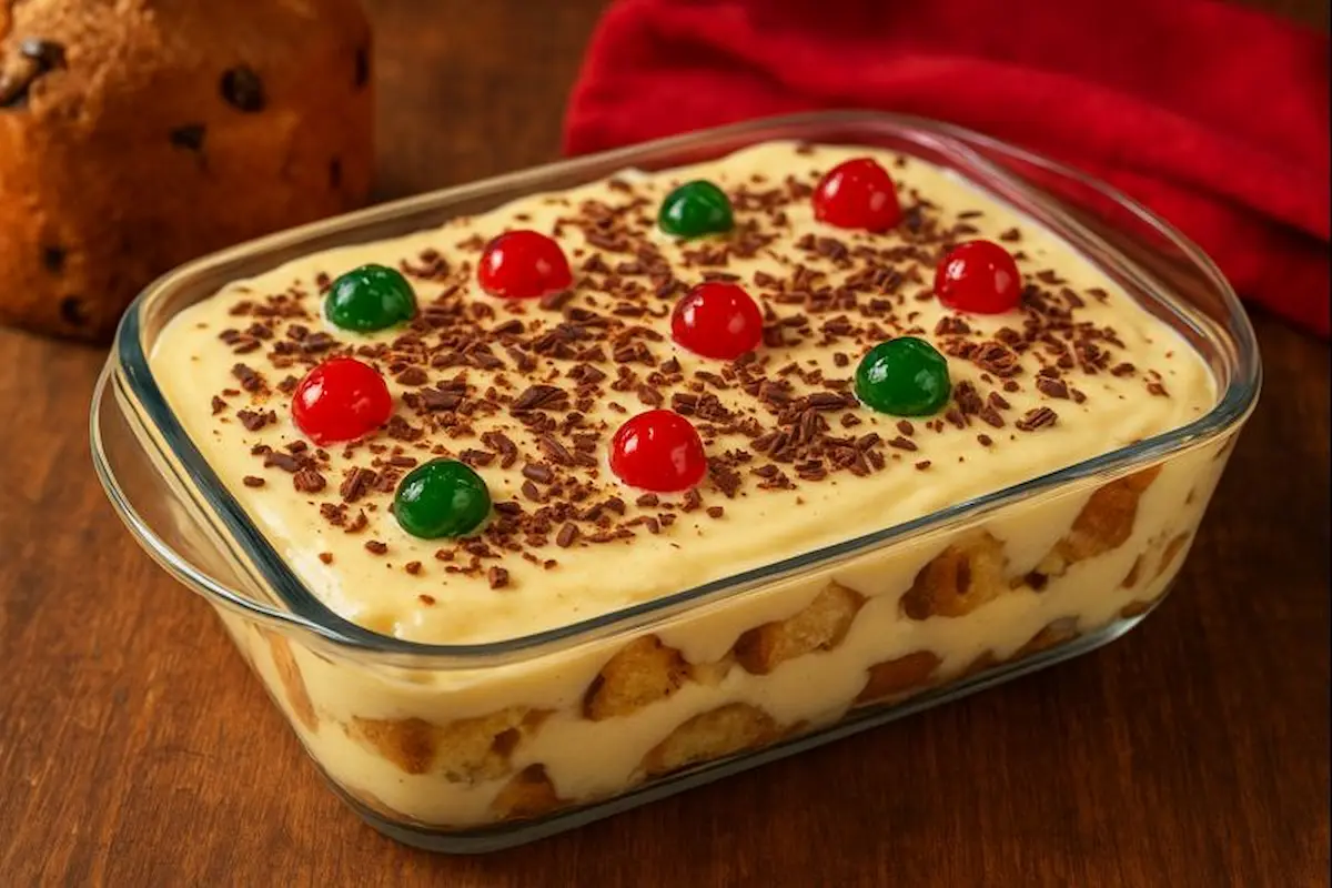 Pavetone de Natal com Creme