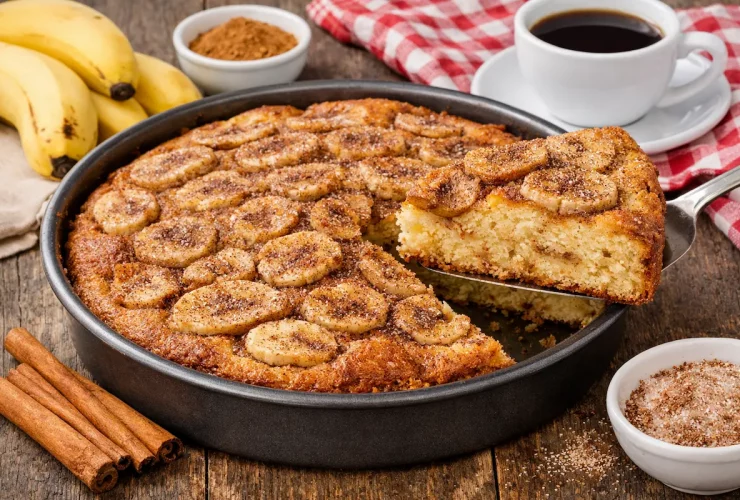 Torta de Banana com Canela