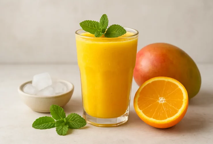 Suco Gelado Tropical Refrescante