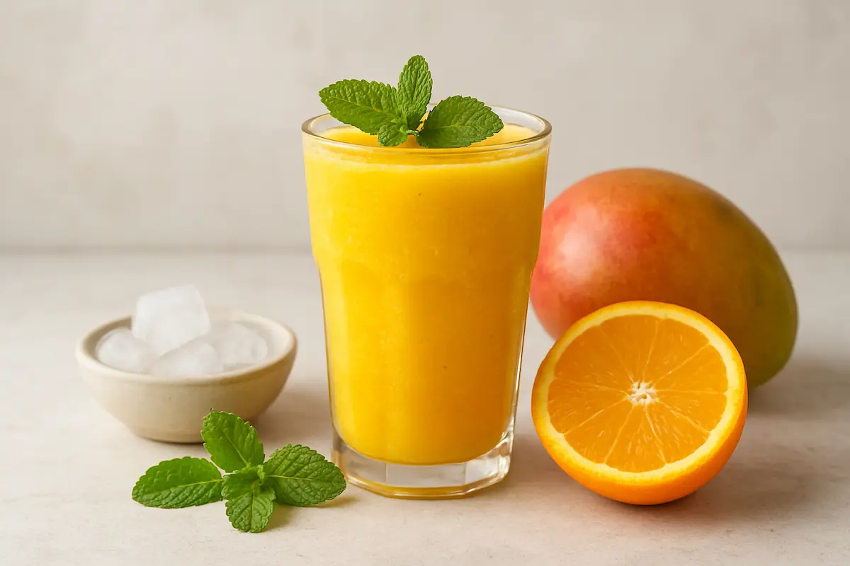 Suco Gelado Tropical Refrescante