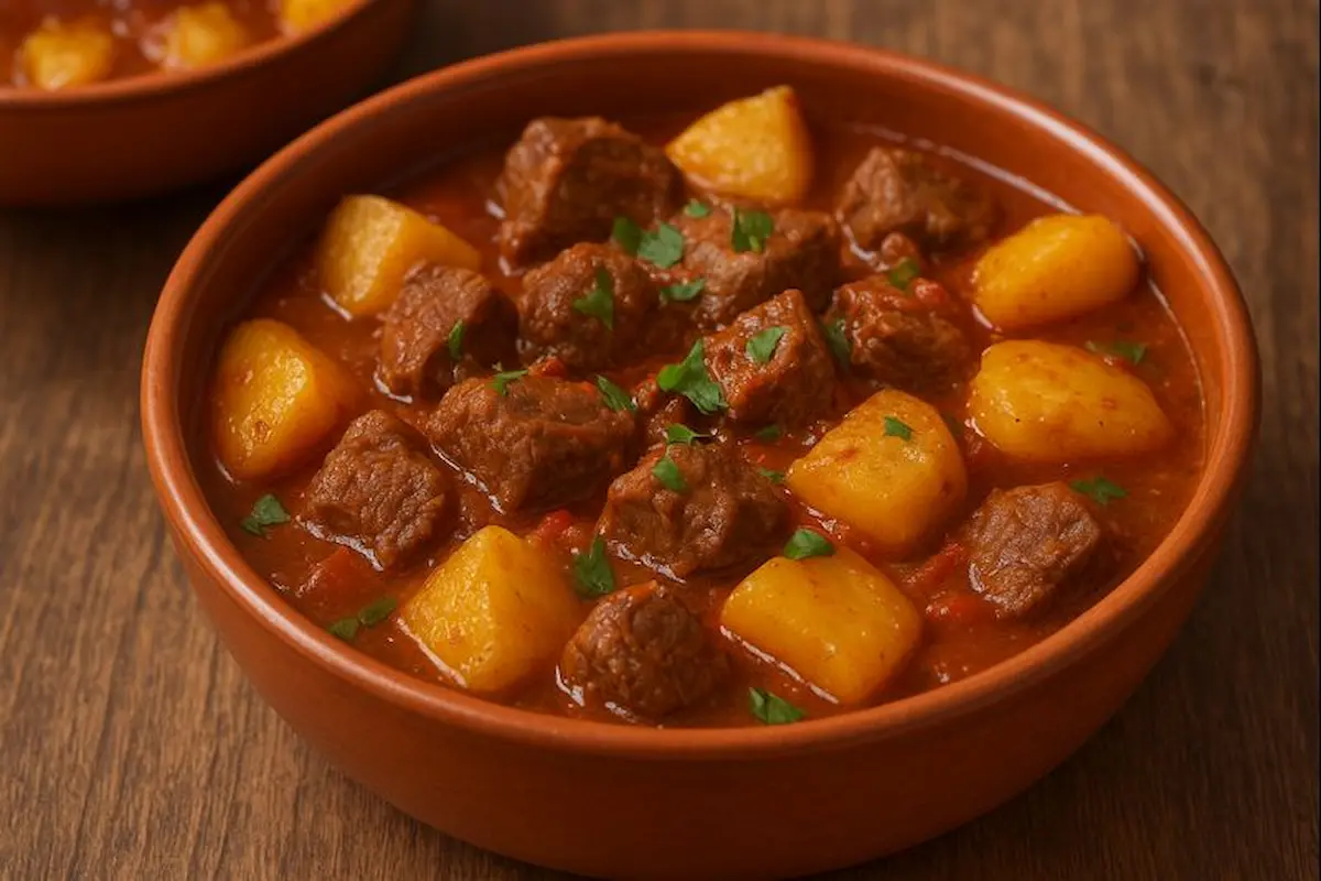 Carne com Batata Bem Caseira