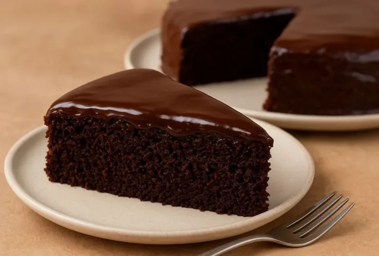 Bolo de chocolate cremoso