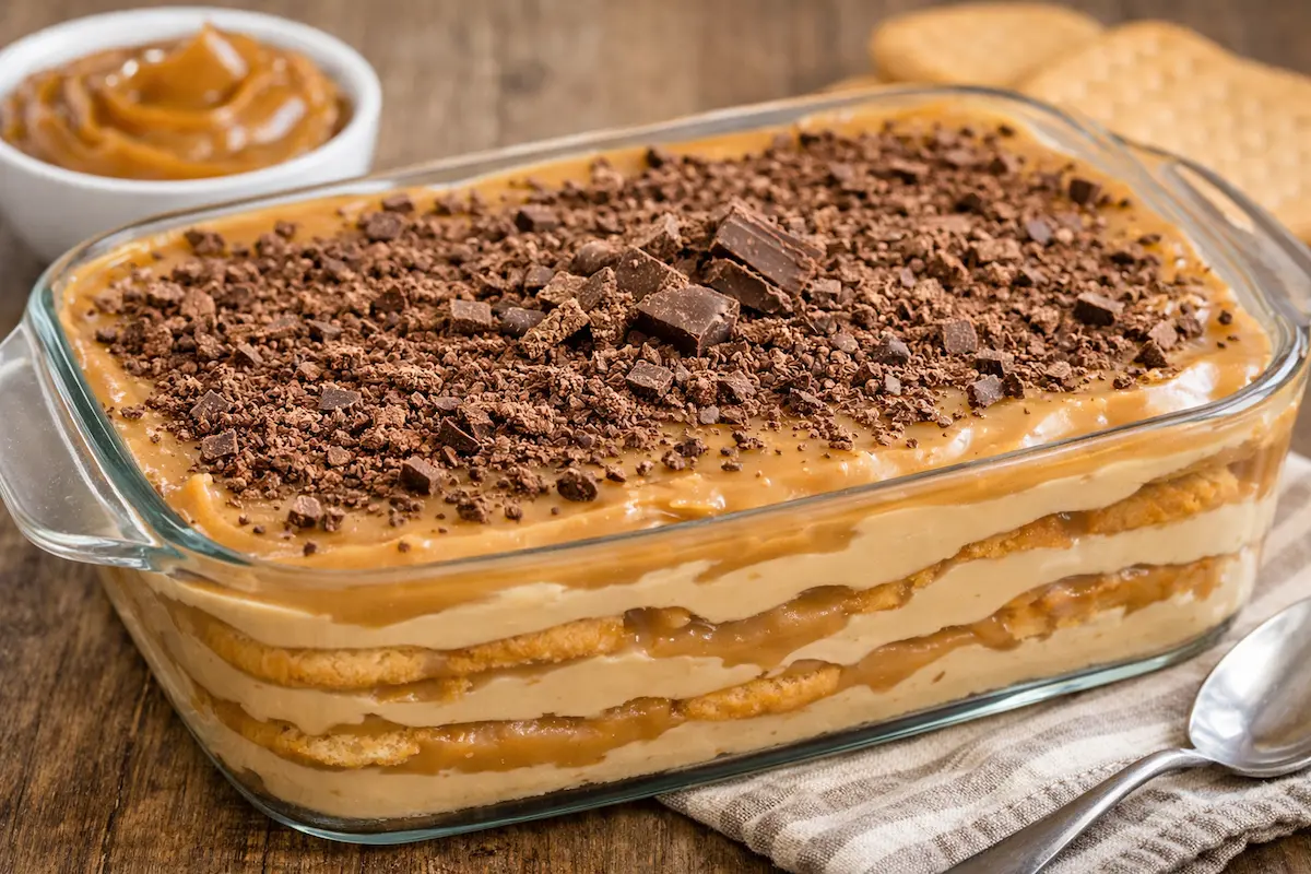 Pavê de doce de leite simples
