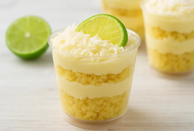 Bolo Gelado de Limão no Copinho