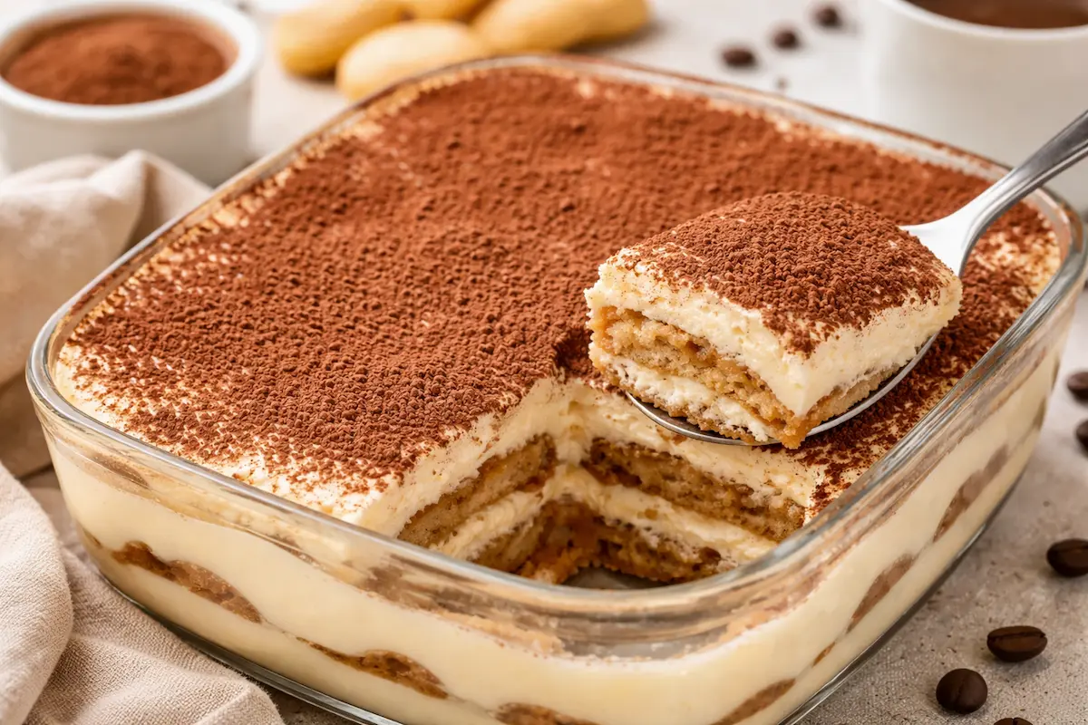 Tiramisu sem ovos