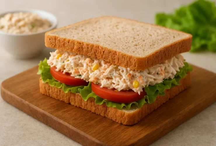 Lanche Natural de Frango Cremoso