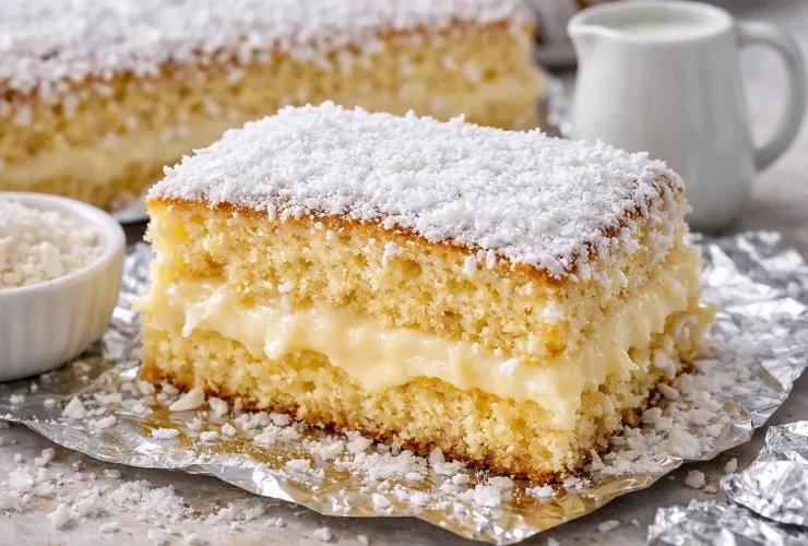 Bolo gelado bem-casado fofinho