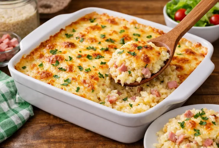 Arroz ao Forno Cremoso
