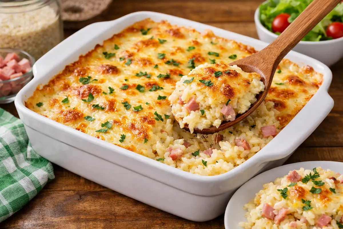 Arroz ao Forno Cremoso