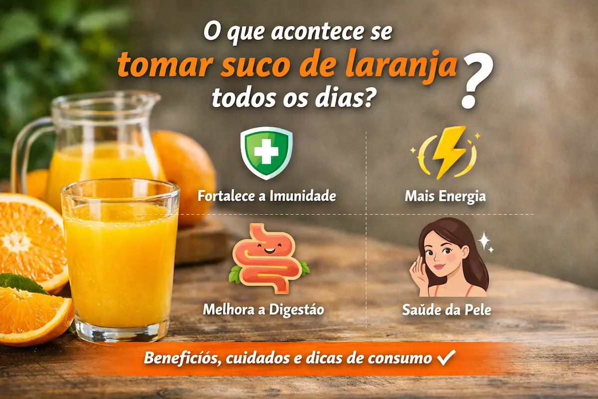 Tomar um copo de suco de laranja por dia fortalece a imunidade