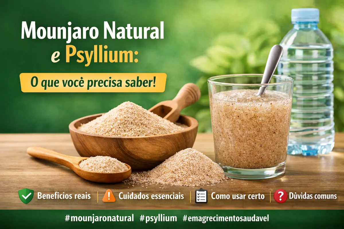 Mounjaro natural com psyllium
