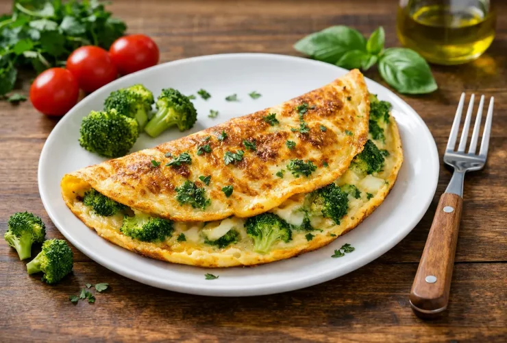 Omelete de Brócolis