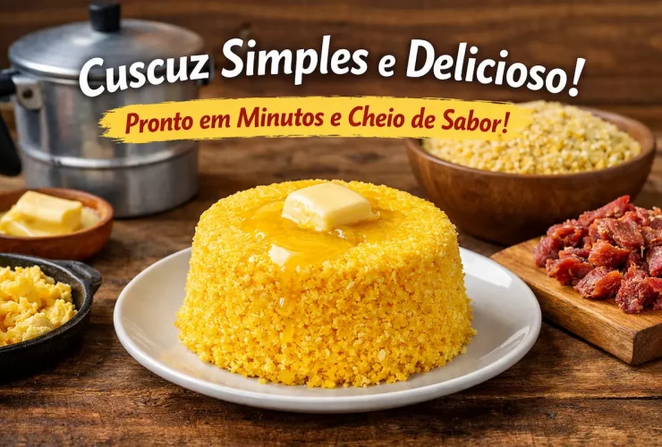 Cuscuz Simples e Rápido