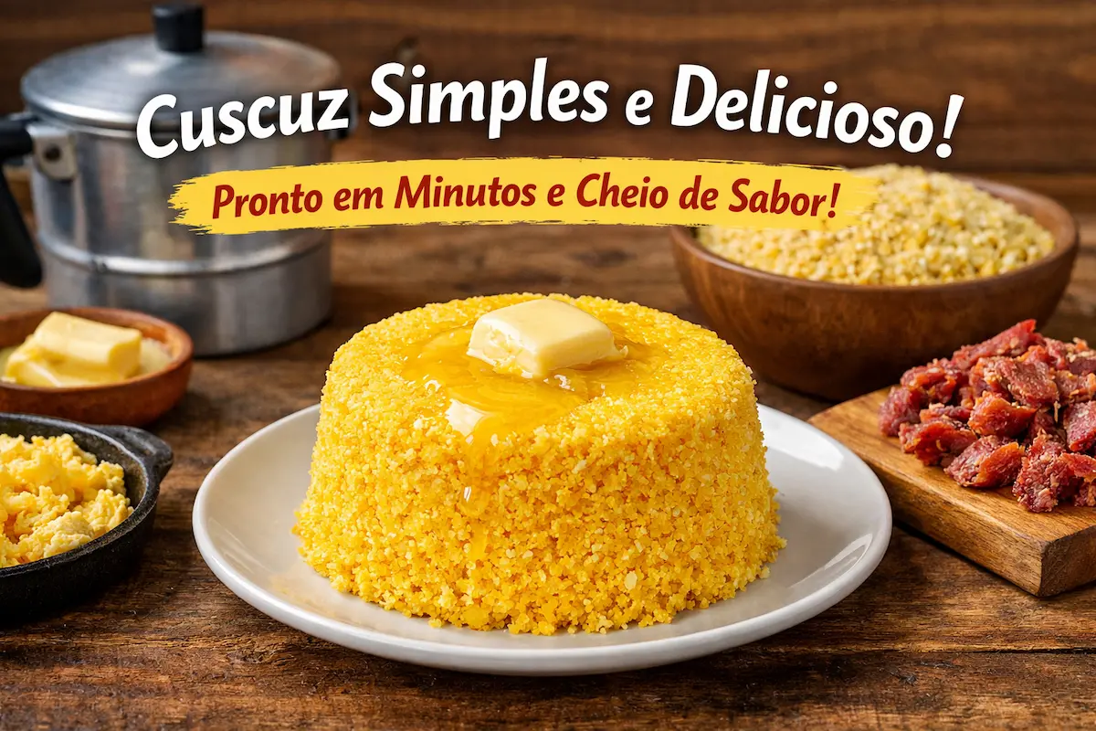 Cuscuz Simples e Rápido