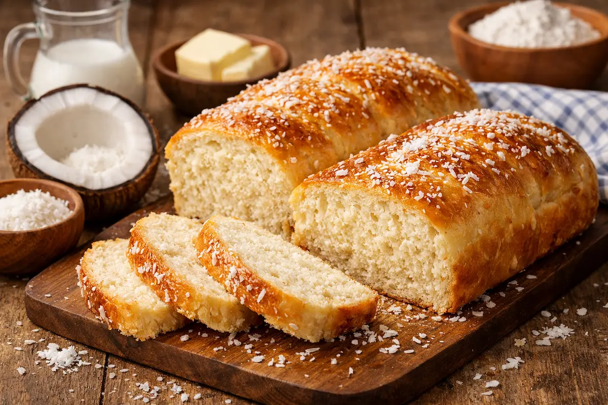 Pão de Coco Caseiro