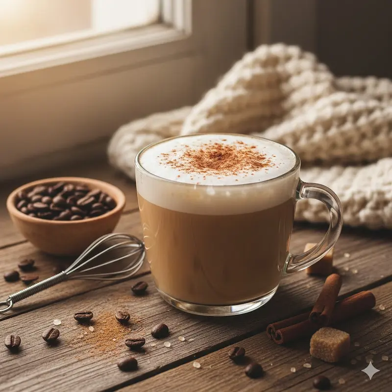 Cappuccino caseiro cremoso