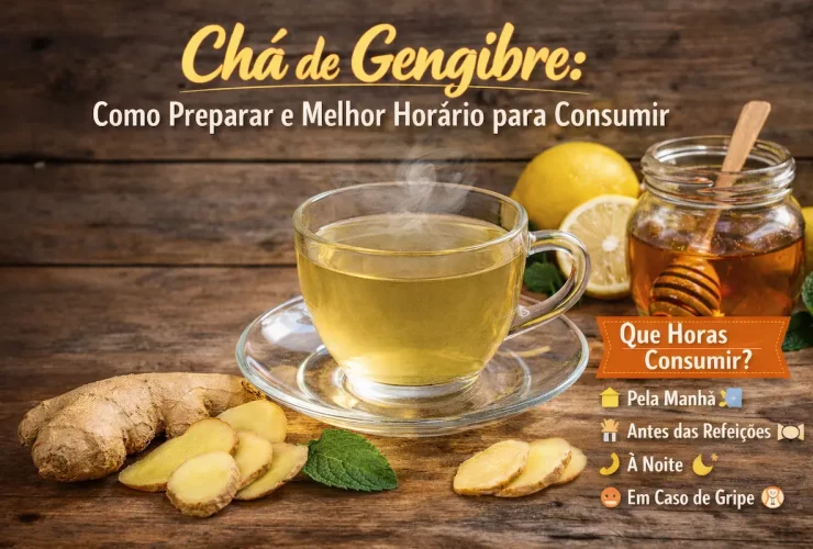 Chá de gengibre: que horas consumir e como preparar da forma correta?