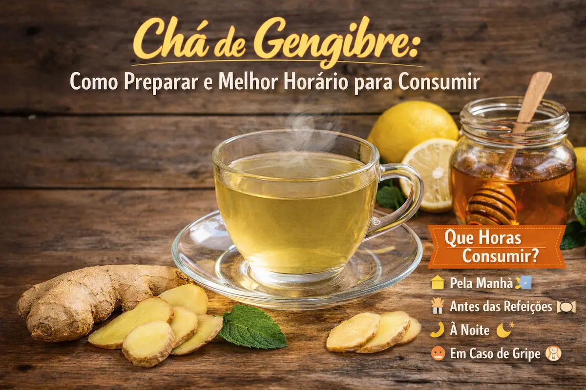 Chá de gengibre: que horas consumir e como preparar da forma correta?