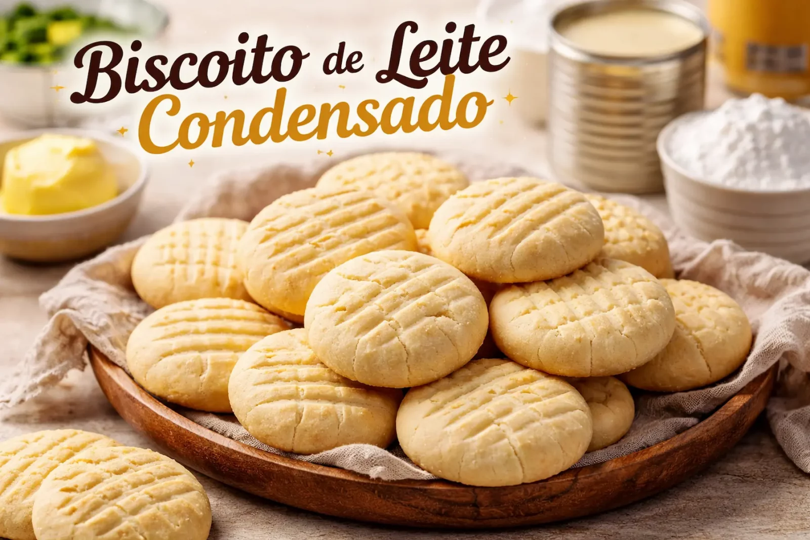 Biscoito de leite condensado