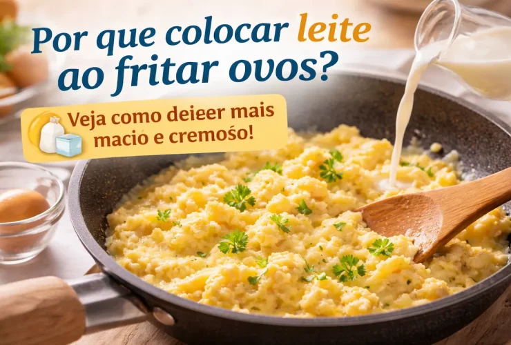 Por Que Colocar Leite ao Fritar Ovos?