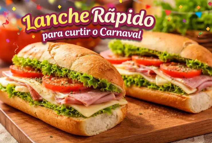 Lanche prático e delicioso pronto em 10 minutos