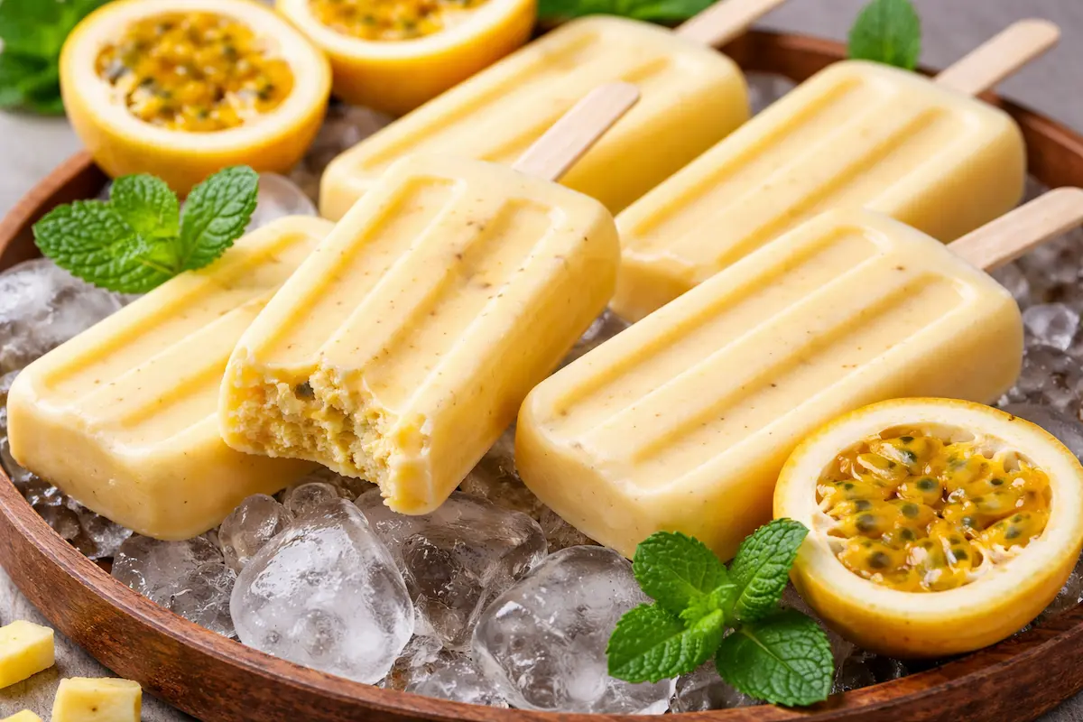Picolé de Maracujá Cremoso Tipo Mousse Fácil