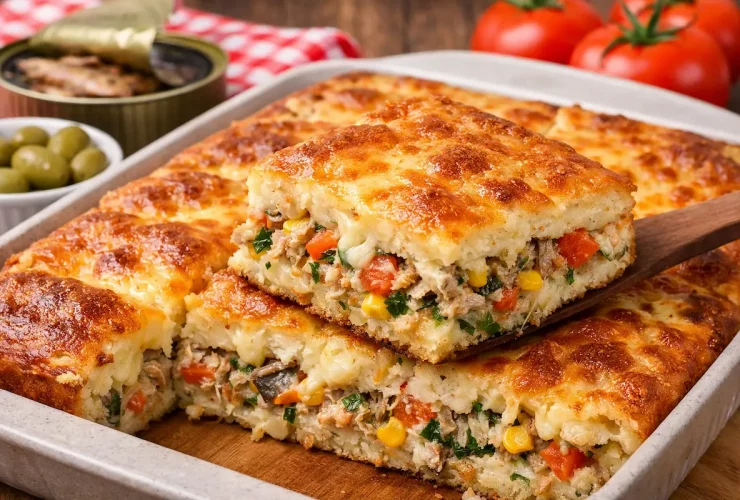Torta de Sardinha Cremosa Fácil e Rápida