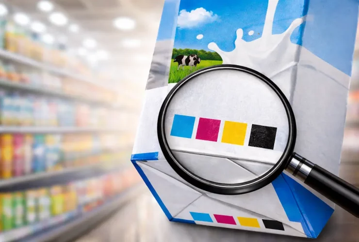 Descubra o verdadeiro significado dos quadrados coloridos nas caixas de leite