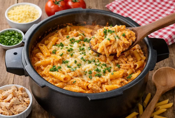 Macarrão cremoso pronto em 20 minutos!