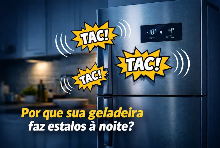 Descubra por que sua geladeira faz estalos à noite