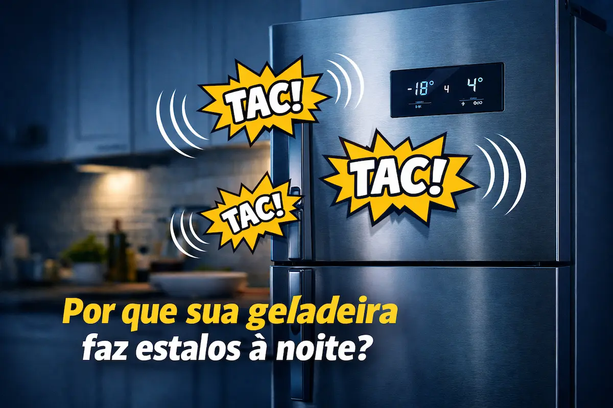 Descubra por que sua geladeira faz estalos à noite