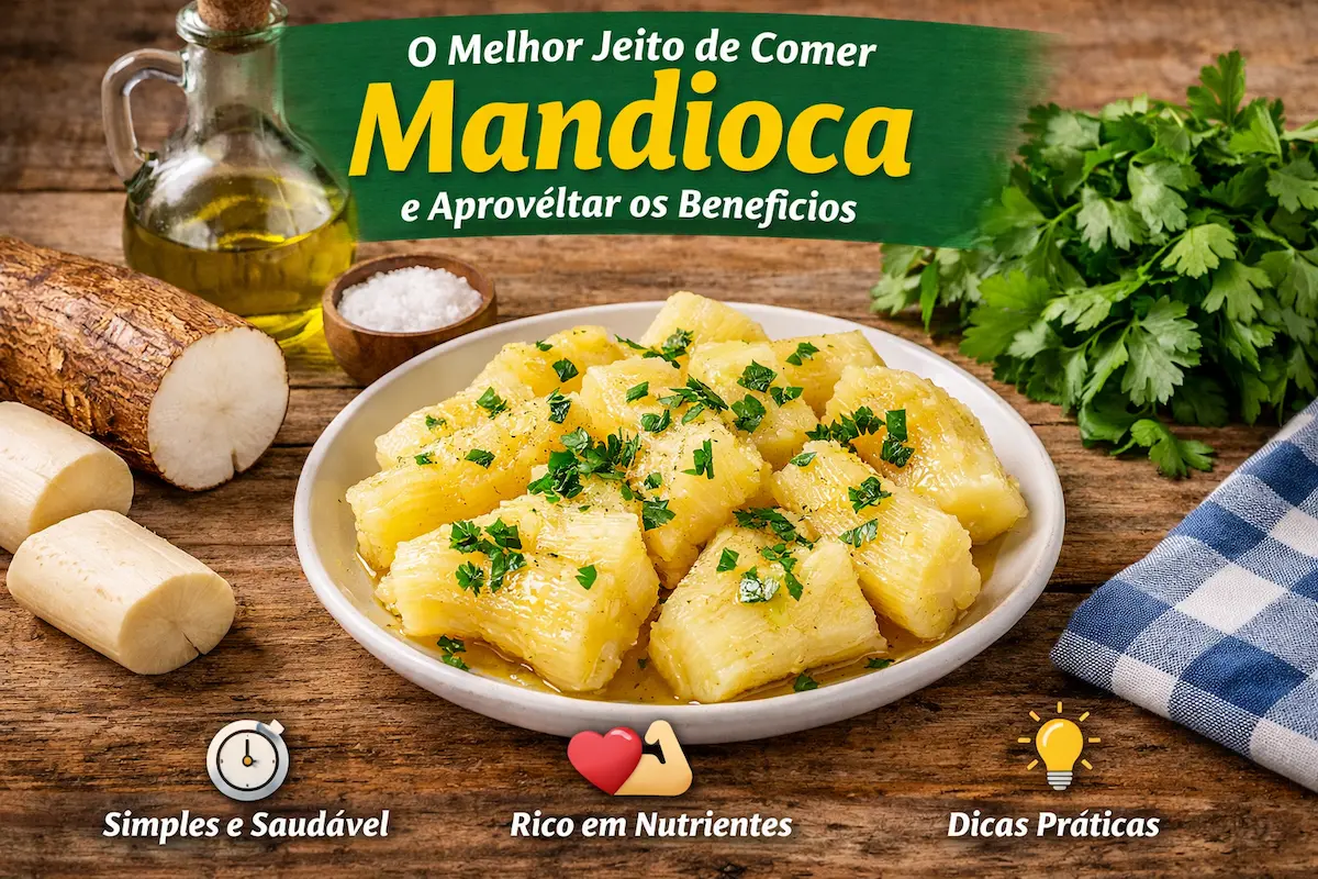 O Melhor Jeito de Comer Mandioca e Aproveitar Benefícios