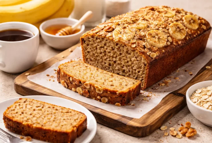 Bolo fit de banana saudável