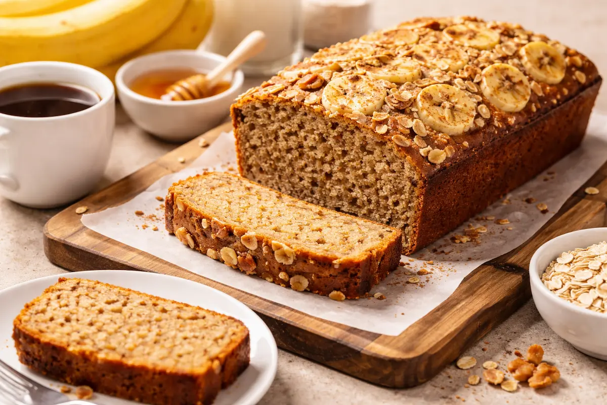 Bolo fit de banana saudável