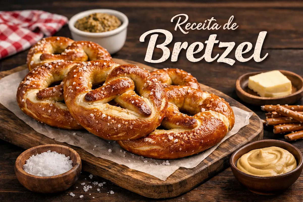 Aprenda a fazer bretzel caseiro perfeito!
