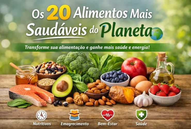 Os 20 Alimentos Mais Saudáveis do Planeta