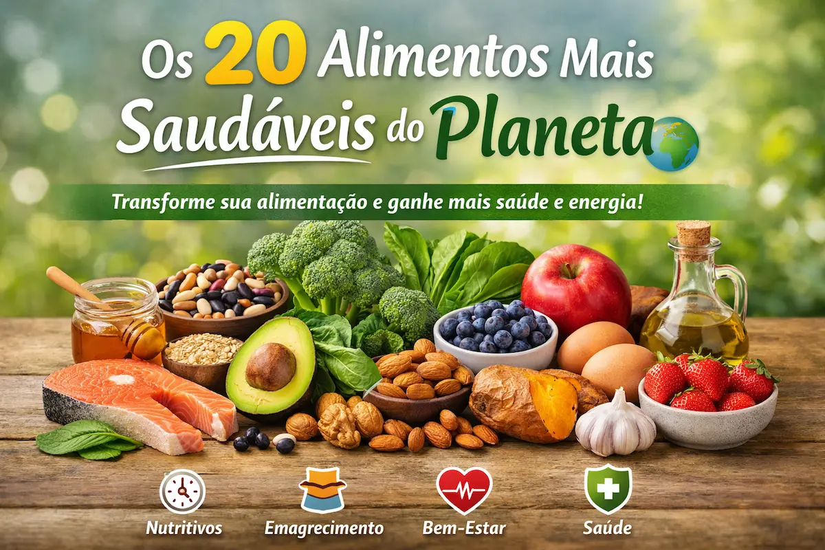 Os 20 Alimentos Mais Saudáveis do Planeta