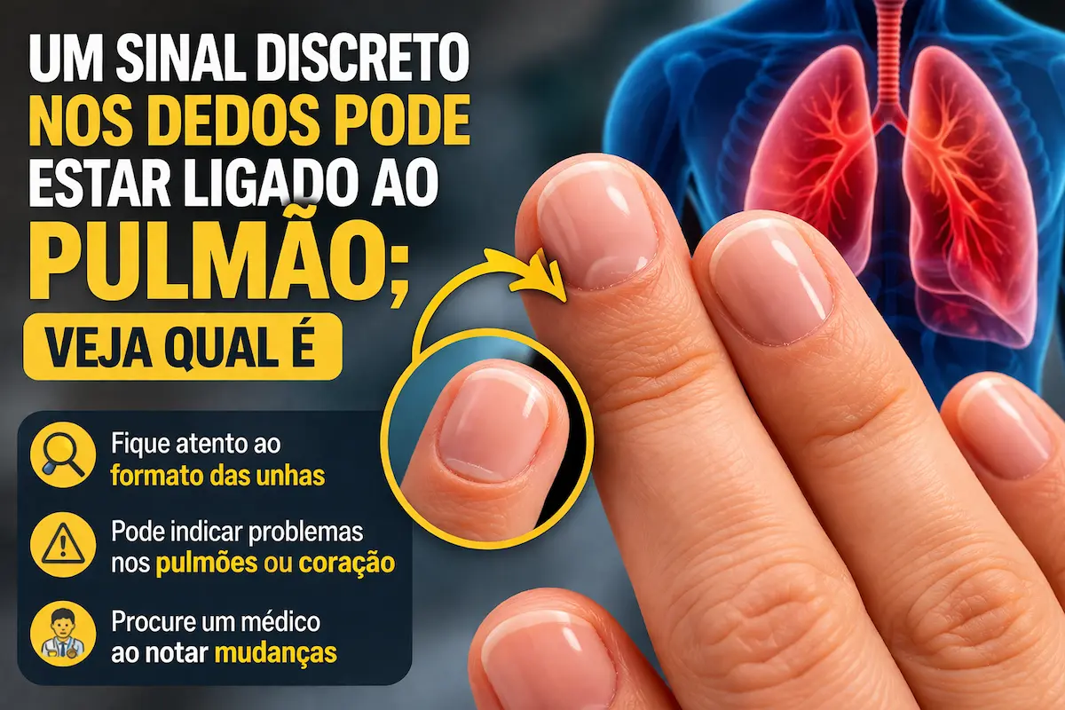 Sinal nos dedos pode indicar problema no pulmão